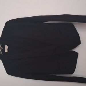 LOFT Classic Black Knit Cardigan